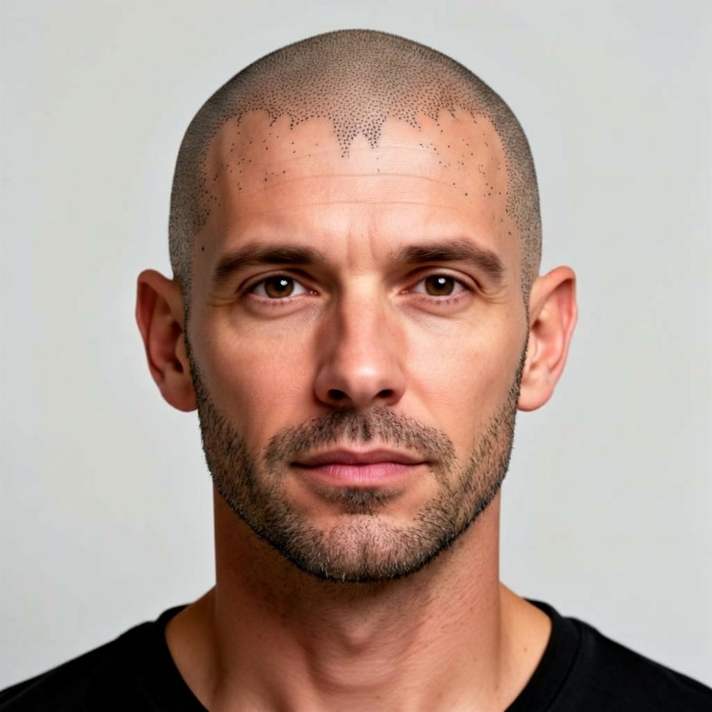Rugged hairline example